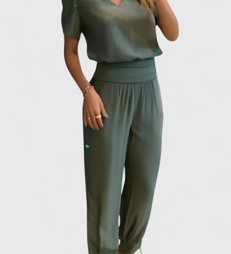 Cassandra Set Blouse and Trousers