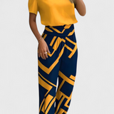 Cassandra Set Blouse and Trousers