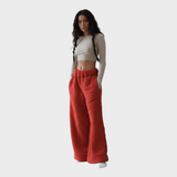 Kaleigh | Calças de Cobertor Premium com Forro Sherpa