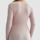 Gloria - Canelado Maternity Top com Laço na Cintura (Tie-Waist Ribbed Maternity Top) --- **Gostaria que traduzisse também a descrição do produto ou que adicionasse palavras-chave para SEO?**