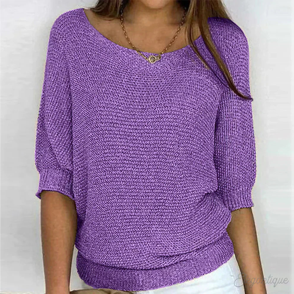 Eunice™ | Confortável Camisola de Malha