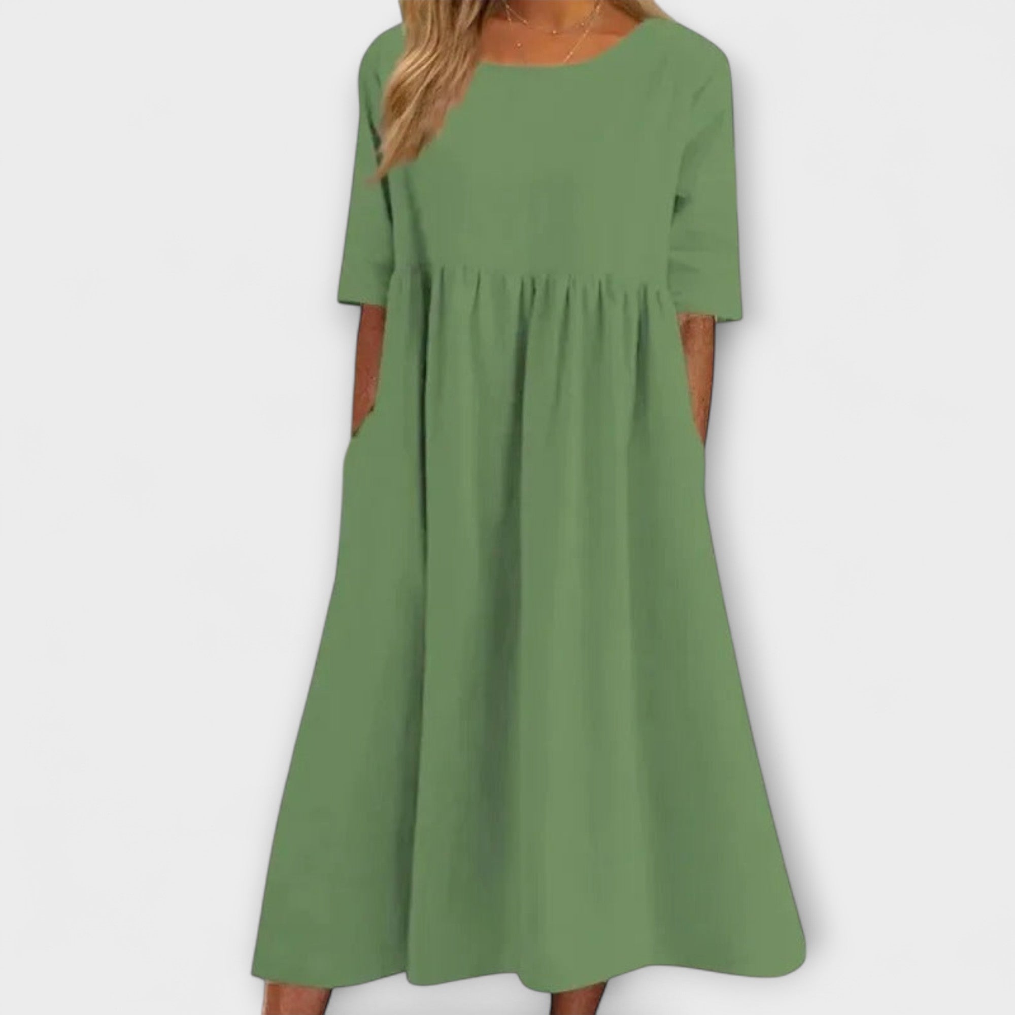 Anya — Vestido que Cobre a Barriga