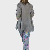 Wilma | Green Floral Jacket and Trouser Set