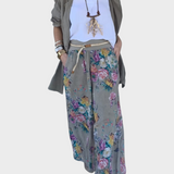Wilma | Green Floral Jacket and Trouser Set